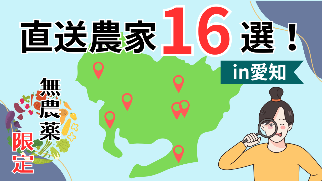 愛知県の無農薬野菜直送農家16選